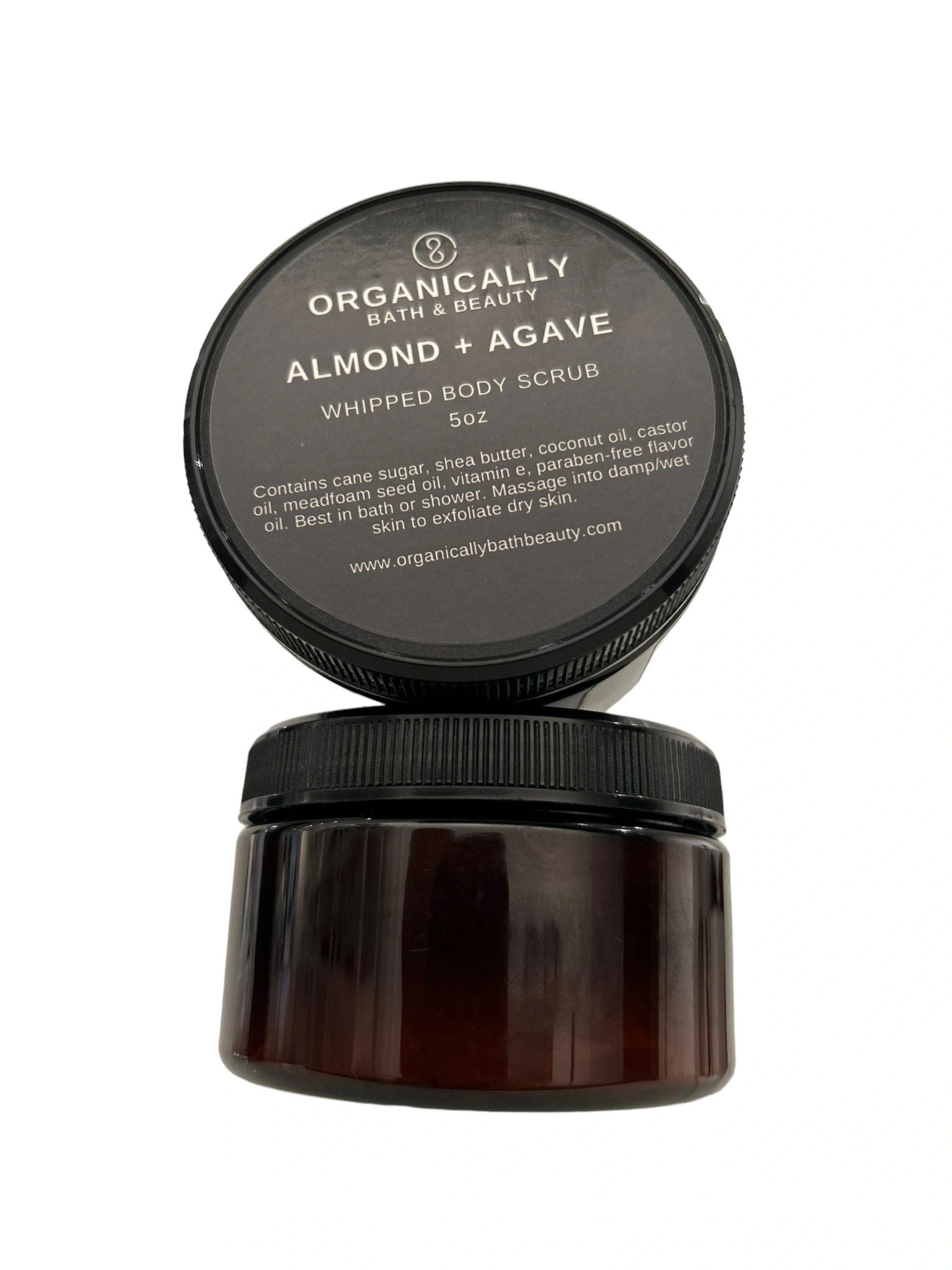 Almond + Agave Whipped Body Scrub - Organically Bath & Beauty