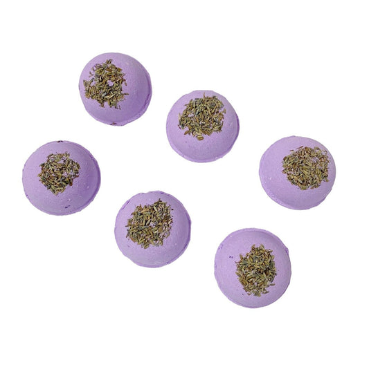 Lavender + Vanilla Bath Bomb - Organically Bath & Beauty