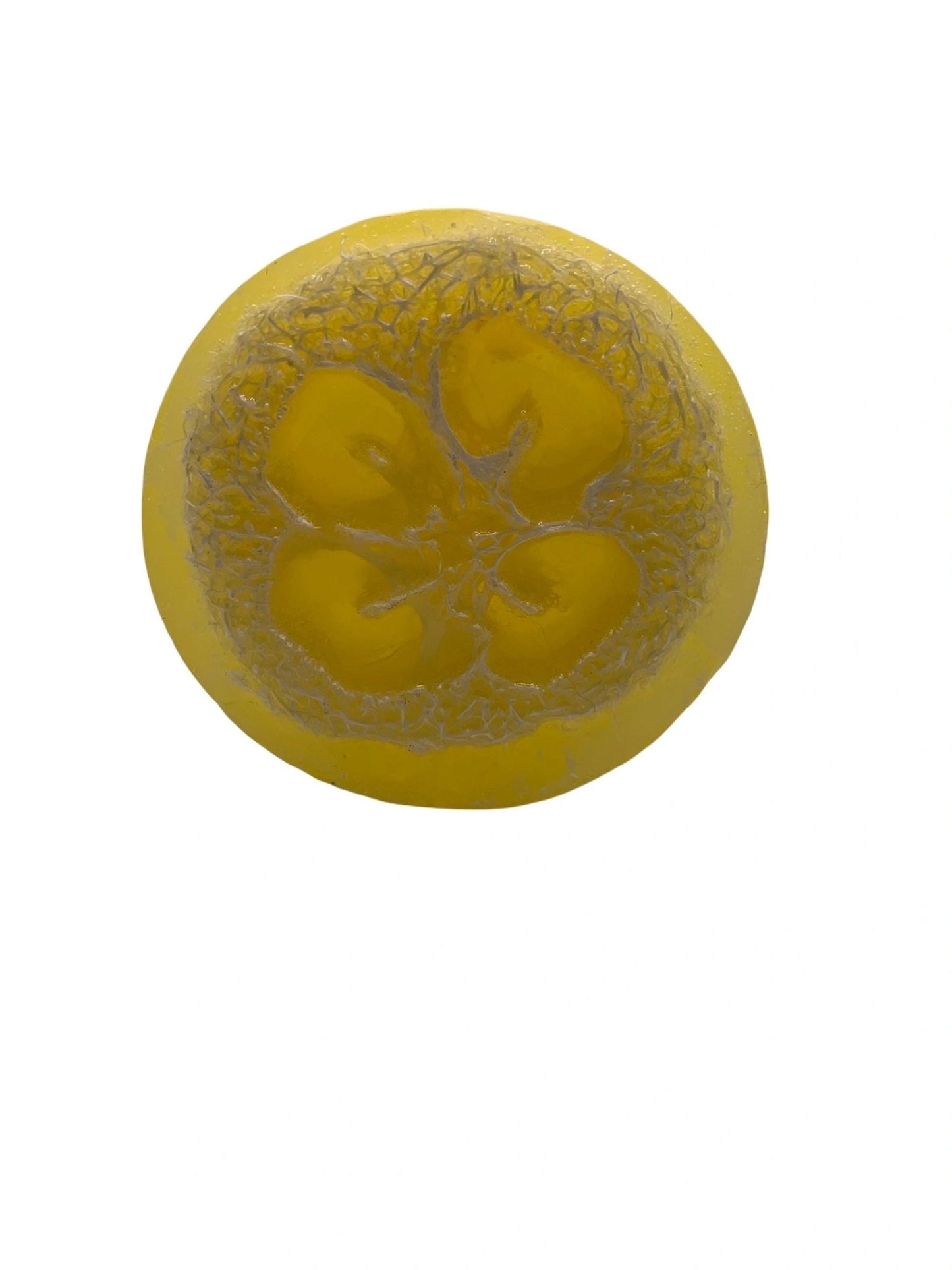 Lemon Loofah Soap Bar - Organically Bath & Beauty