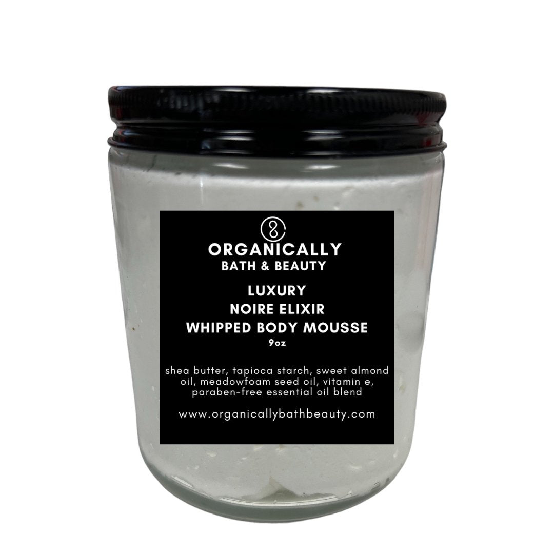 Noire Elixir Luxury Whipped Body Mousse - Organically Bath & Beauty