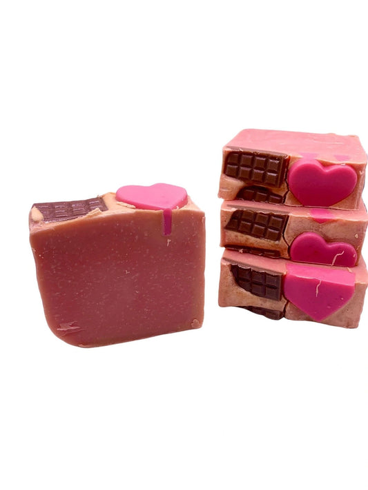 Raspberry Truffle Soap Bar - Organically Bath & Beauty