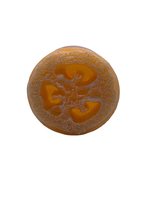 Tangerine Loofah Soap Bar - Organically Bath & Beauty