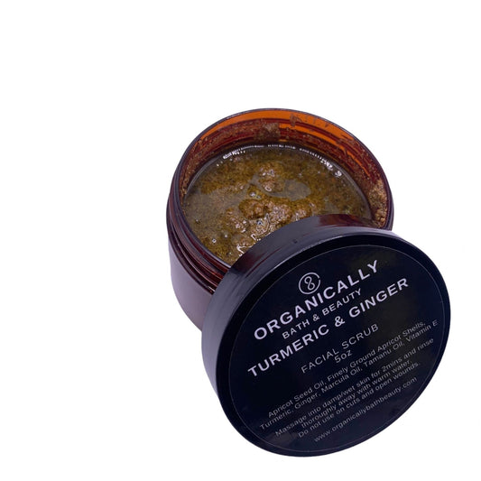 Turmeric + Ginger Facial Scrub - Organically Bath & Beauty